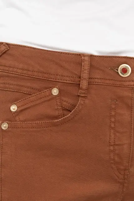 Recover Pants Modische Hose im 5-Pocket Style in COGNAC Artikelnummer REC-13362-4142-871 Angebote