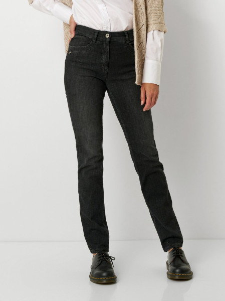 TONI Fashion Style »be loved« dark grey Slim-Fit Jeans mit hohem Bund Cyber Monday