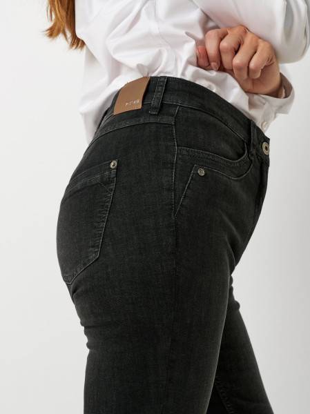 TONI Fashion Style »be loved« dark grey Slim-Fit Jeans mit hohem Bund Cyber Monday