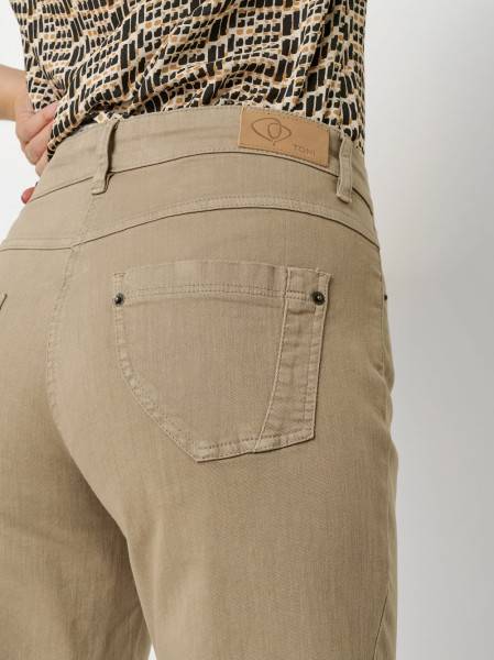 TONI Fashion Style »Honey« taupe Entspannte, gefärbte Jeans Weihnachtsangebot
