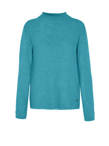 TONI Fashion Style »Helene« petrol Feinstrick-Pulli mit Turtleneck Lagerräumung