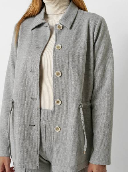 TONI Fashion Style »Celin« grey Jacke mit Taillenband Heißer Verkauf