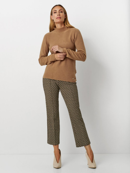 TONI Fashion Style »Helene« brown Feinstrick-Pulli mit Turtleneck Top Angebot