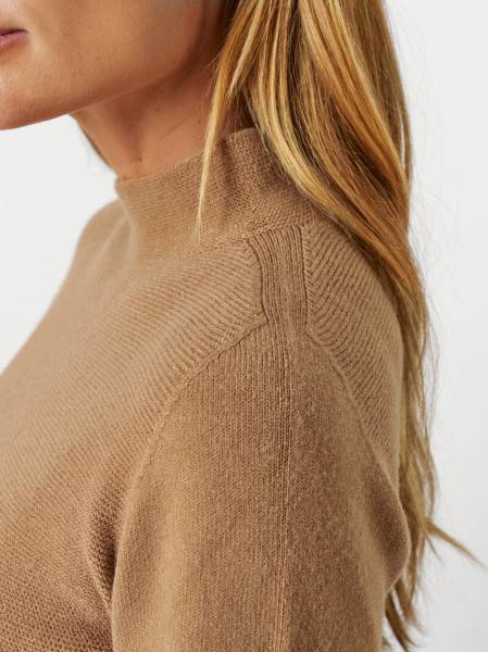 TONI Fashion Style »Helene« brown Feinstrick-Pulli mit Turtleneck Top Angebot