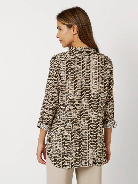 TONI Fashion Style »Bella« multicolour camel Gemusterte Schlupfbluse Blitzangebot