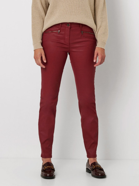 TONI Fashion Style »Perfect Shape« dark red Skinny-Fit im Lederlook VIP-Rabatte