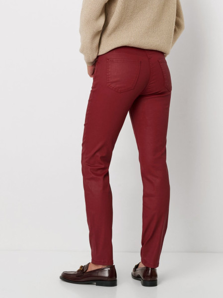 TONI Fashion Style »Perfect Shape« dark red Skinny-Fit im Lederlook VIP-Rabatte
