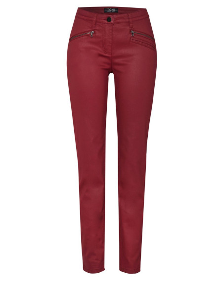 TONI Fashion Style »Perfect Shape« dark red Skinny-Fit im Lederlook VIP-Rabatte
