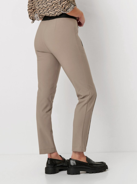 TONI Fashion Style »Jenny« taupe Schmale Businesshose mit Gummizug Tiefpreis