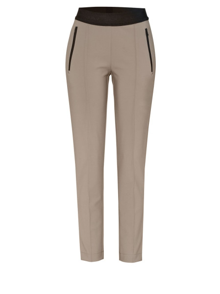 TONI Fashion Style »Jenny« taupe Schmale Businesshose mit Gummizug Tiefpreis