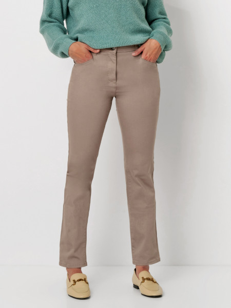 TONI Fashion Style »be loved« taupe Slim-Fit mit hohem Bund Kostenlose Rückgabe