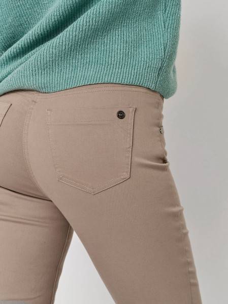 TONI Fashion Style »be loved« taupe Slim-Fit mit hohem Bund Kostenlose Rückgabe