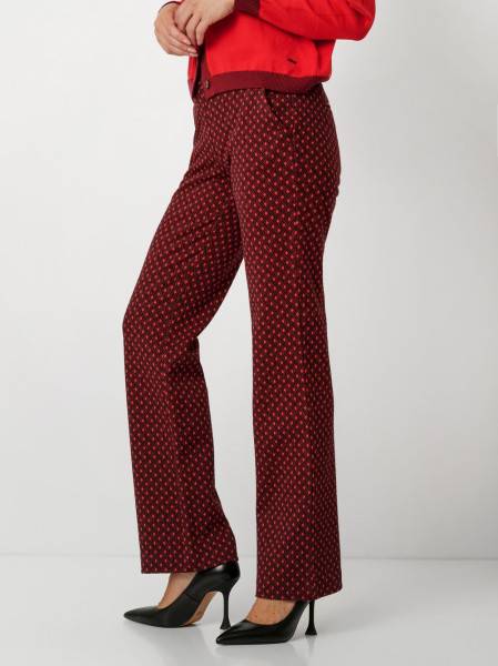 TONI Fashion Style »Jenny« red Gemusterte Wide Leg Neueste Stile