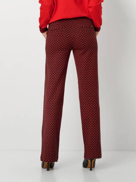 TONI Fashion Style »Jenny« red Gemusterte Wide Leg Neueste Stile