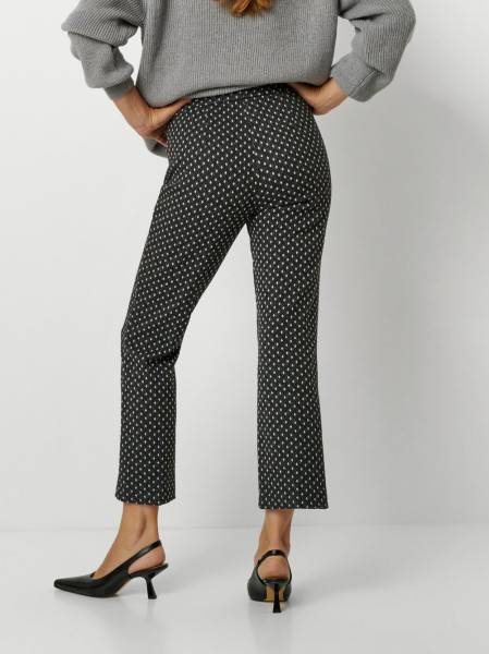 TONI Fashion Style »Jenny« grey/black Gemusterte 7/8-Hose Letzter Tag