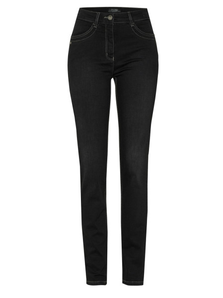 TONI Fashion Style »be loved« black Slim-Fit Jeans mit hohem Bund Bis zu 55% Rabatt