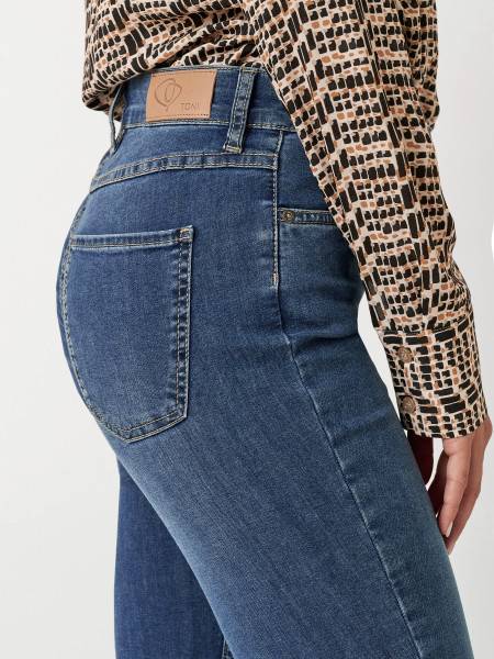 TONI Fashion Style »be loved« blue used Slim-Fit Jeans mit hohem Bund Nur noch ein Tag übrig