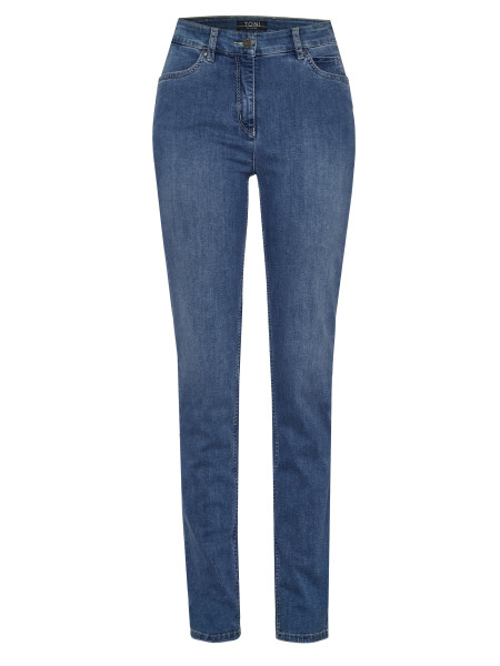 TONI Fashion Style »be loved« blue used Slim-Fit Jeans mit hohem Bund Nur noch ein Tag übrig