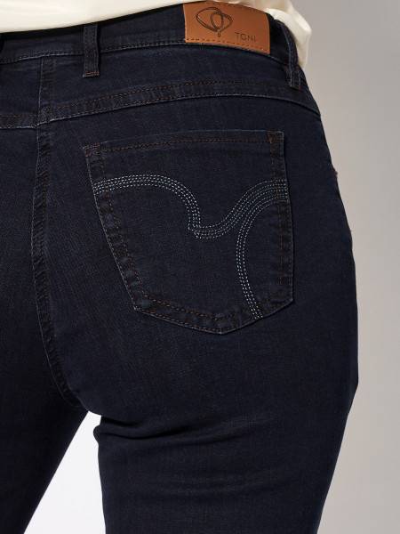 TONI Fashion Style »Perfect Shape« dark blue Jeans mit Shapingeffekt Riesige Rabatte