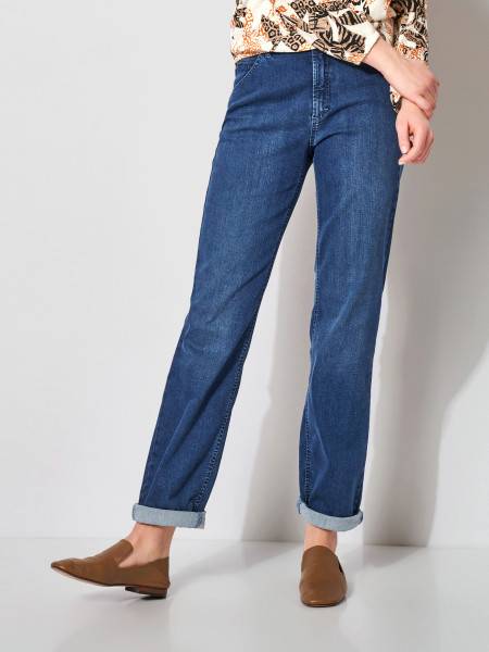 TONI Fashion Style »Liv« mid blue used Regular-Fit Jeans Clearance-Verkauf
