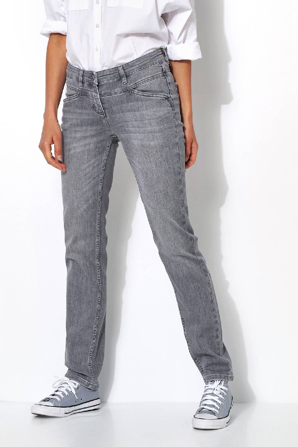 TONI Fashion Style »Perfect Shape« grey used Authentische Shapingjeans Kostenloser Versand international