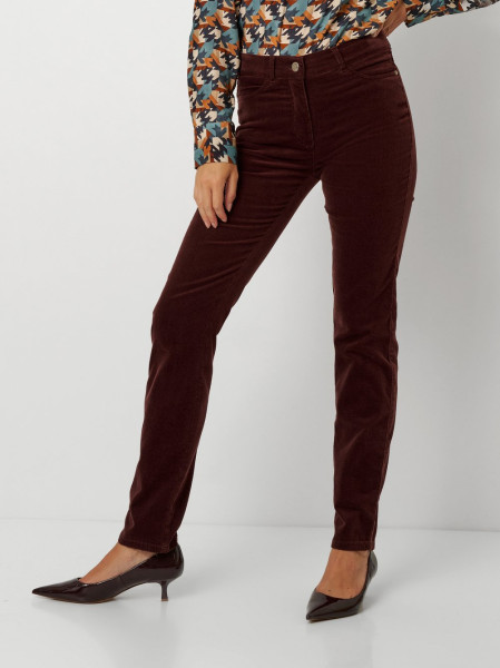 TONI Fashion Style »be loved« dark red Cordhose mit hohem Bund Black Friday Preise