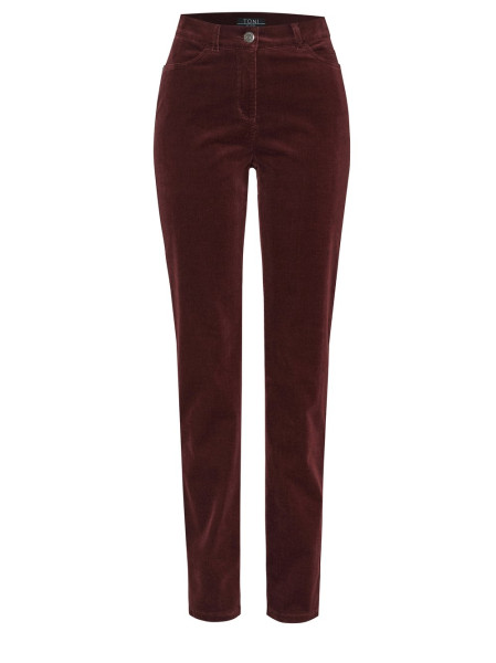 TONI Fashion Style »be loved« dark red Cordhose mit hohem Bund Black Friday Preise