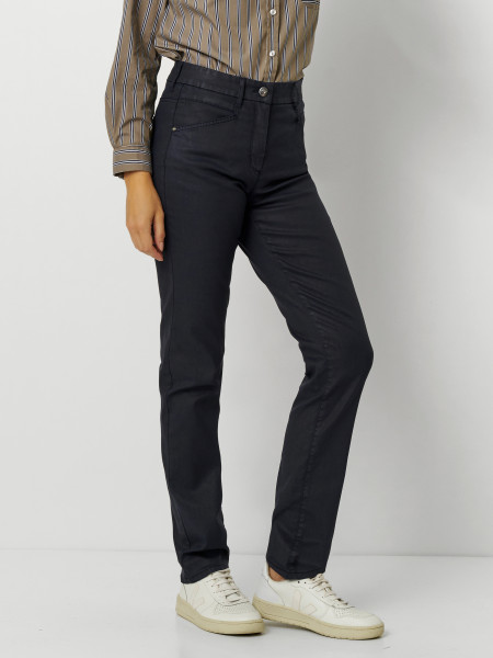 TONI Fashion Style »be loved« dark blue Slim-Fit in Lederoptik Im Verkauf