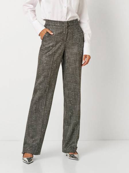 TONI Fashion Style »Luisa« silver/black Glamouröse Hose mit Pailletten Auslauf
