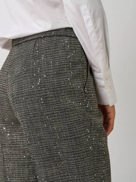 TONI Fashion Style »Luisa« silver/black Glamouröse Hose mit Pailletten Auslauf