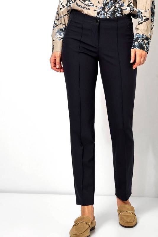 TONI Fashion Style »Alessa« dark blue Businesshose aus Techno-Stretch im Angebot