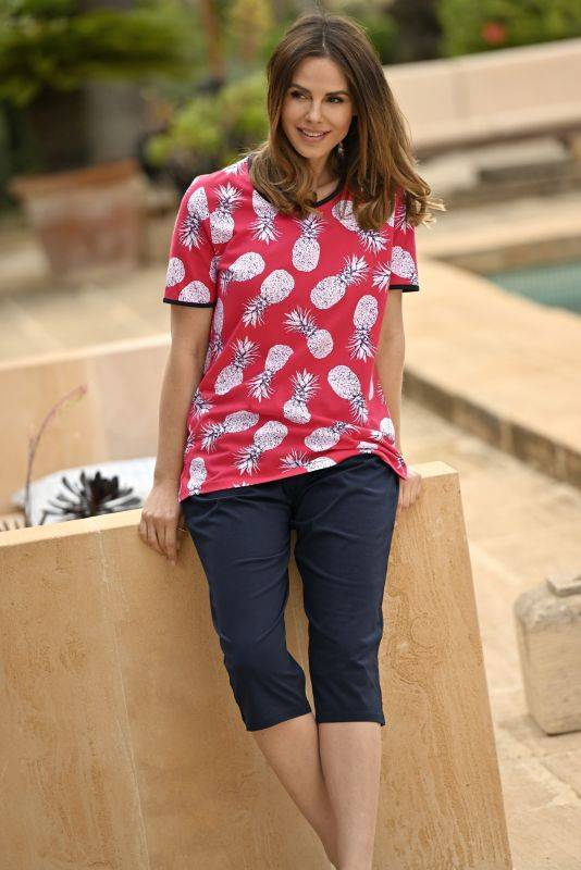 Ringella Pyjama mit Caprihose Outlet