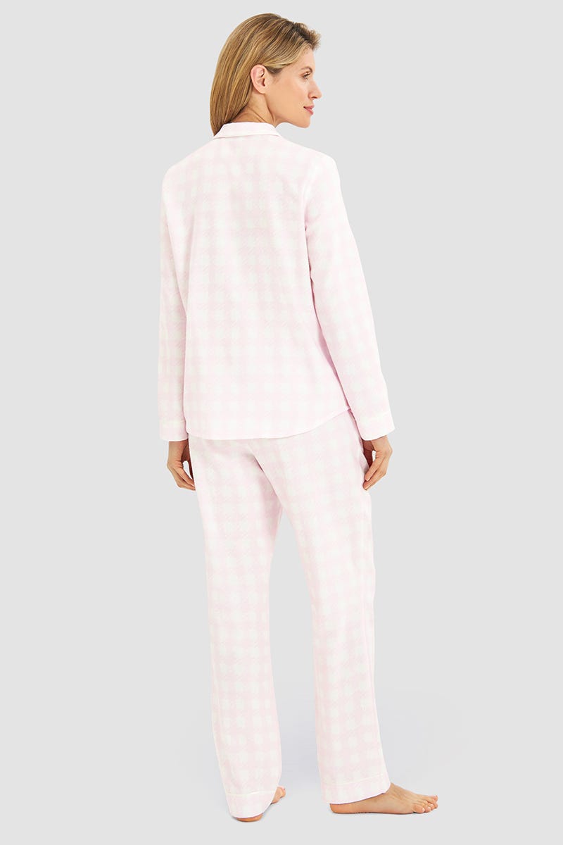 Rösch Pyjama im Karo-Druck aus Flanell 100% Baumwolle Preisnachlass