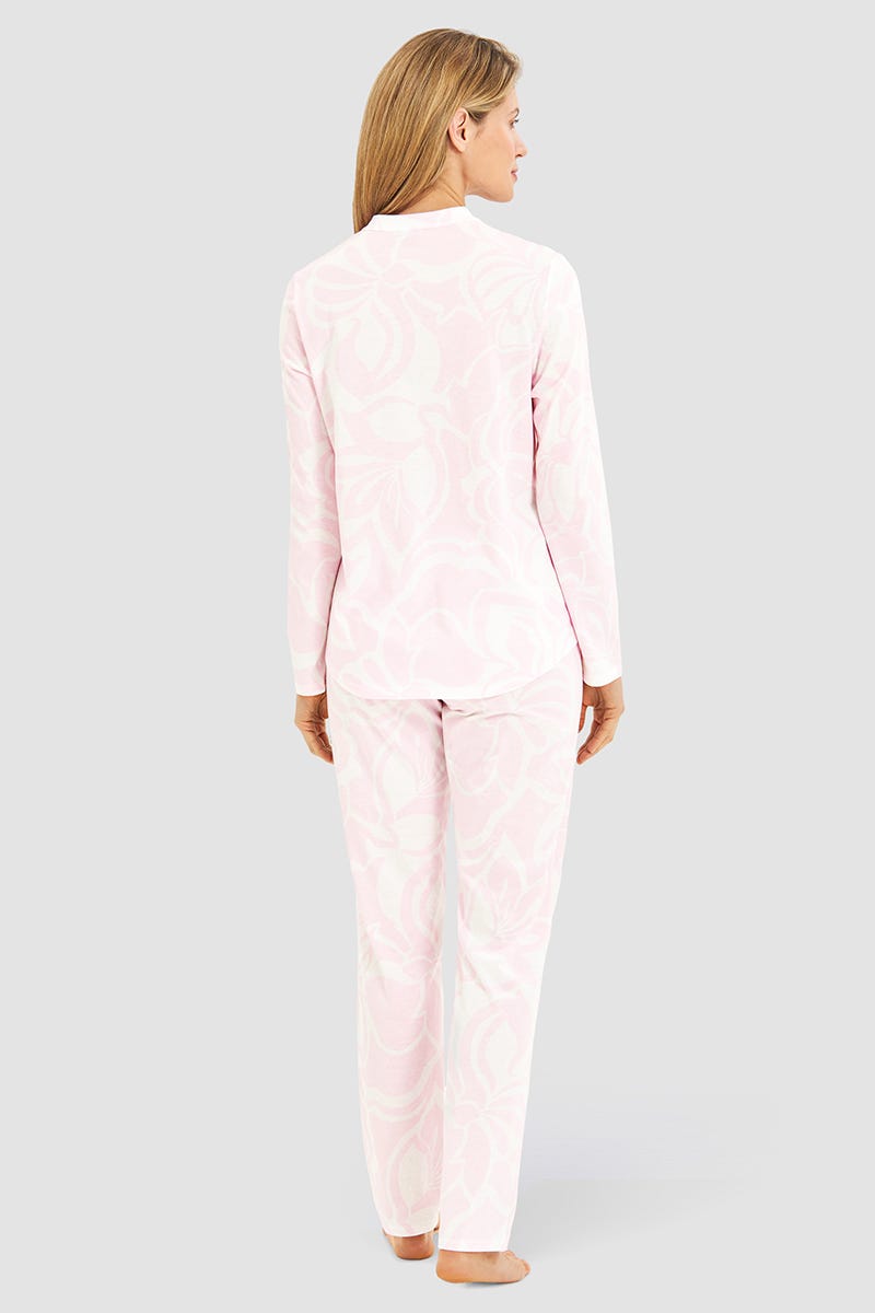 Rösch Pyjama im pastelligen Blumendruck 100% Baumwolle Valentinstagsangebot
