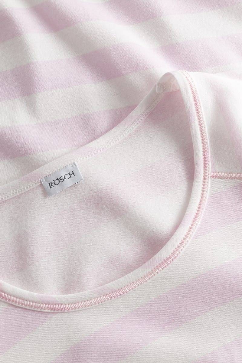 Rösch Pyjama im Ringeldruck Rosa 100% Baumwolle Heißer Verkauf