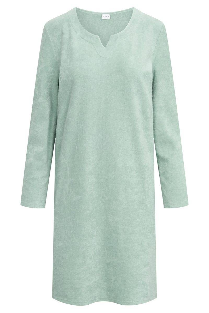 Rösch Hauskleid aus Frottee in Mintgrün Baumwolle/Polyester Neueste Mode