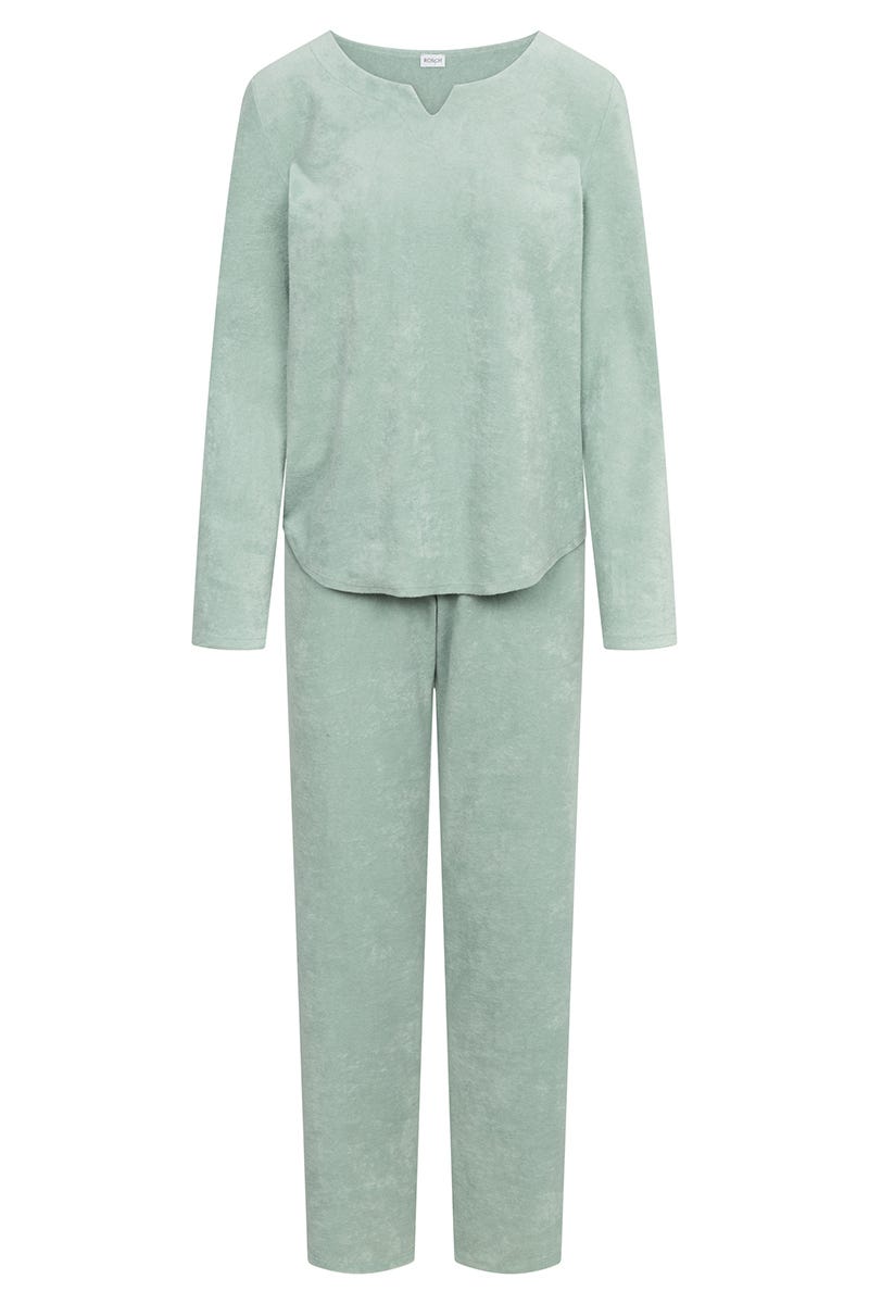 Rösch Hausanzug aus Frottee in Mintgrün Baumwolle/Polyester Zeitlich begrenztes Angebot