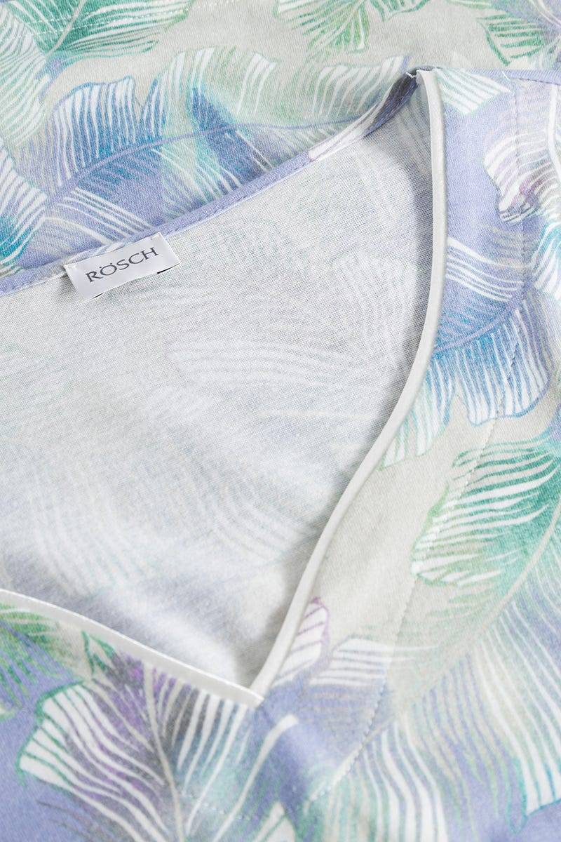 Rösch Pyjama im Federdruck Art-Style Baumwolle/Modal Kauf eins, bekomm eins gratis