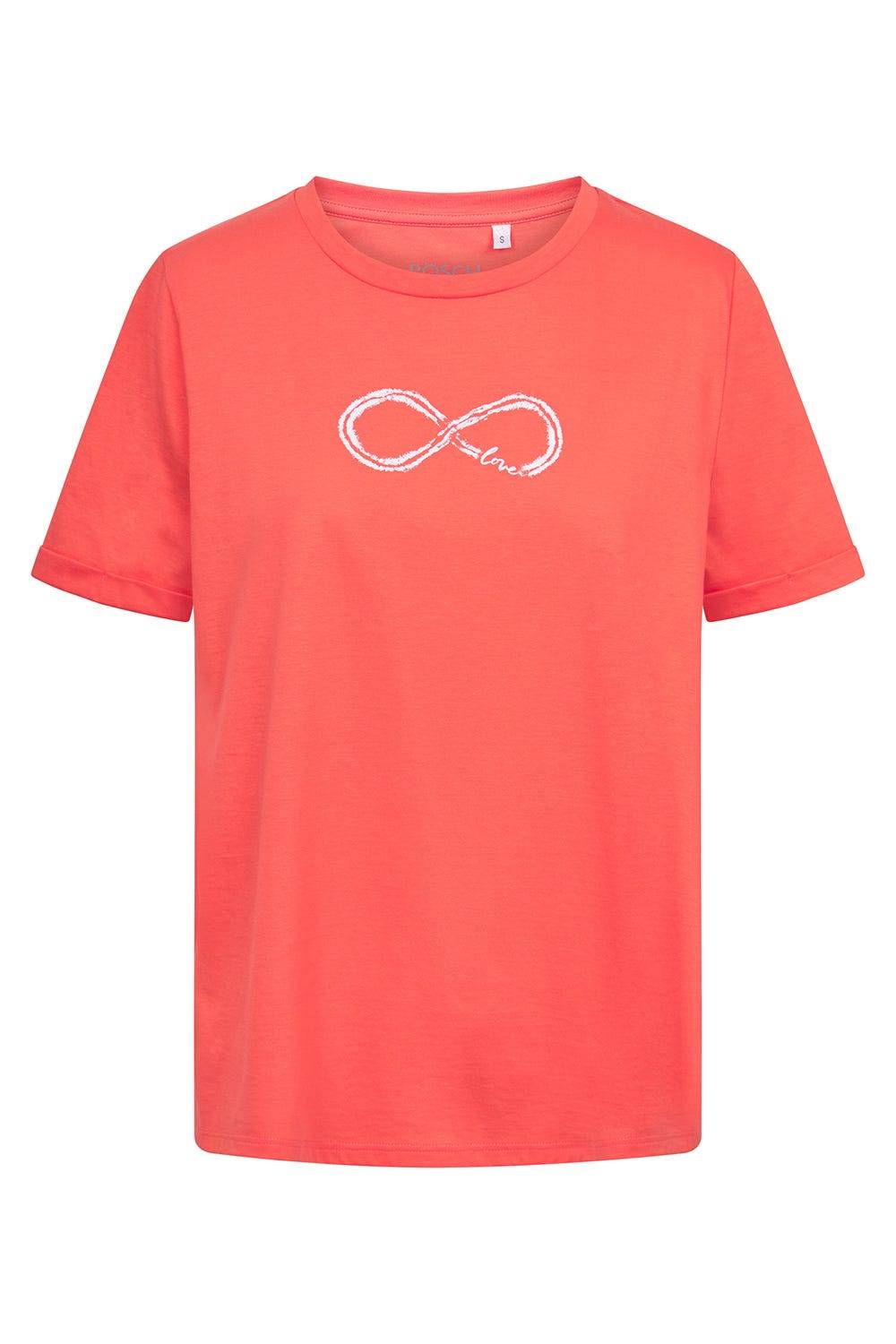 Rösch Pyjamashirt mit Motivdruck Love 100% Baumwolle Rabatte dieses Monats