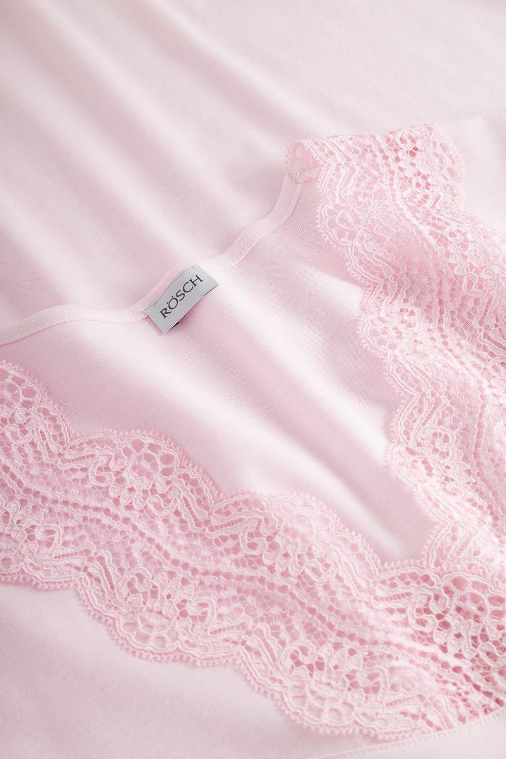 Rösch Nachthemd mit Spitzendetails Rosa Baumwolle Outlet