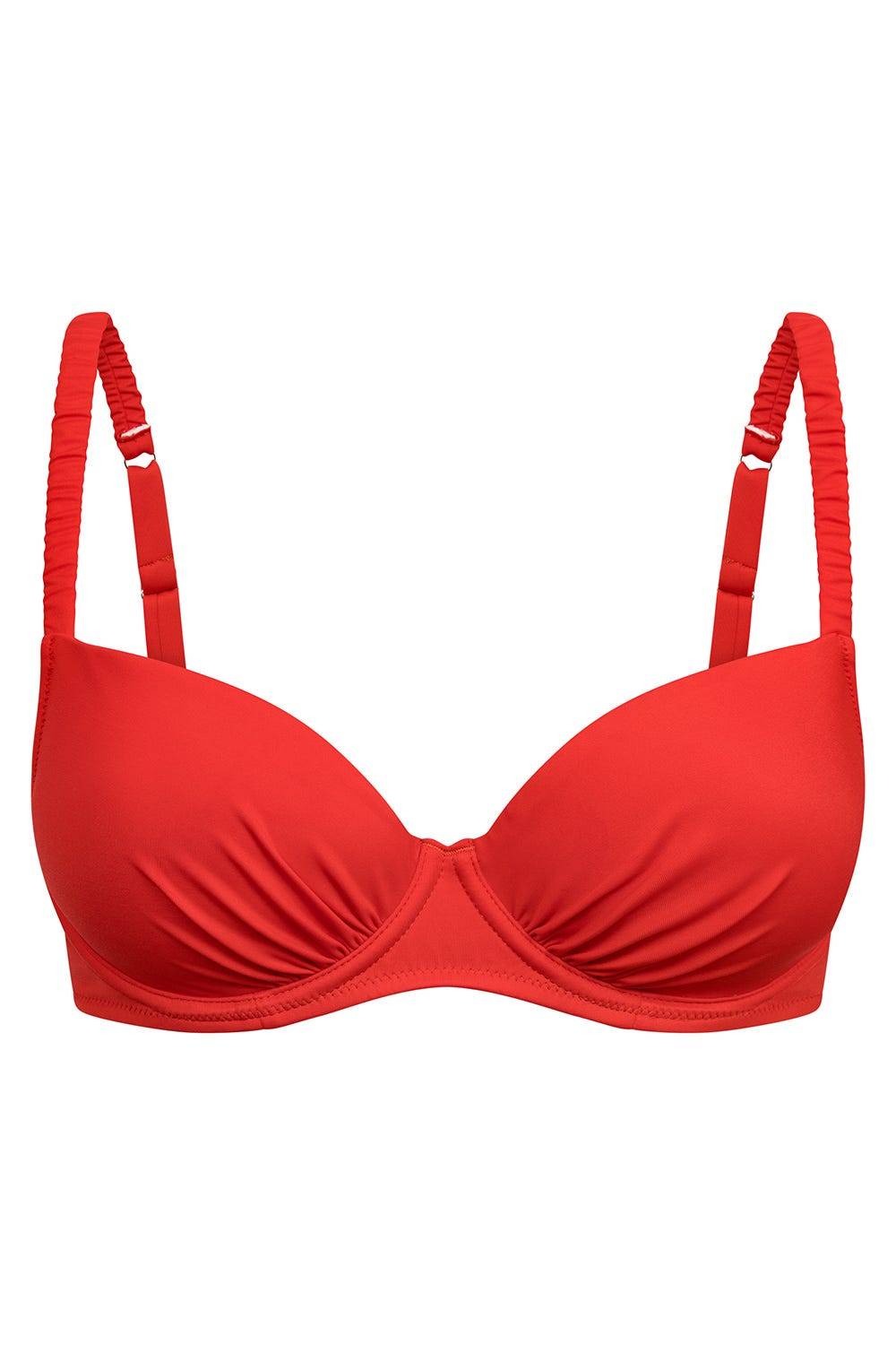 Rösch Bikini-Oberteil in Rot einfarbig Spacer-Cup Black Friday