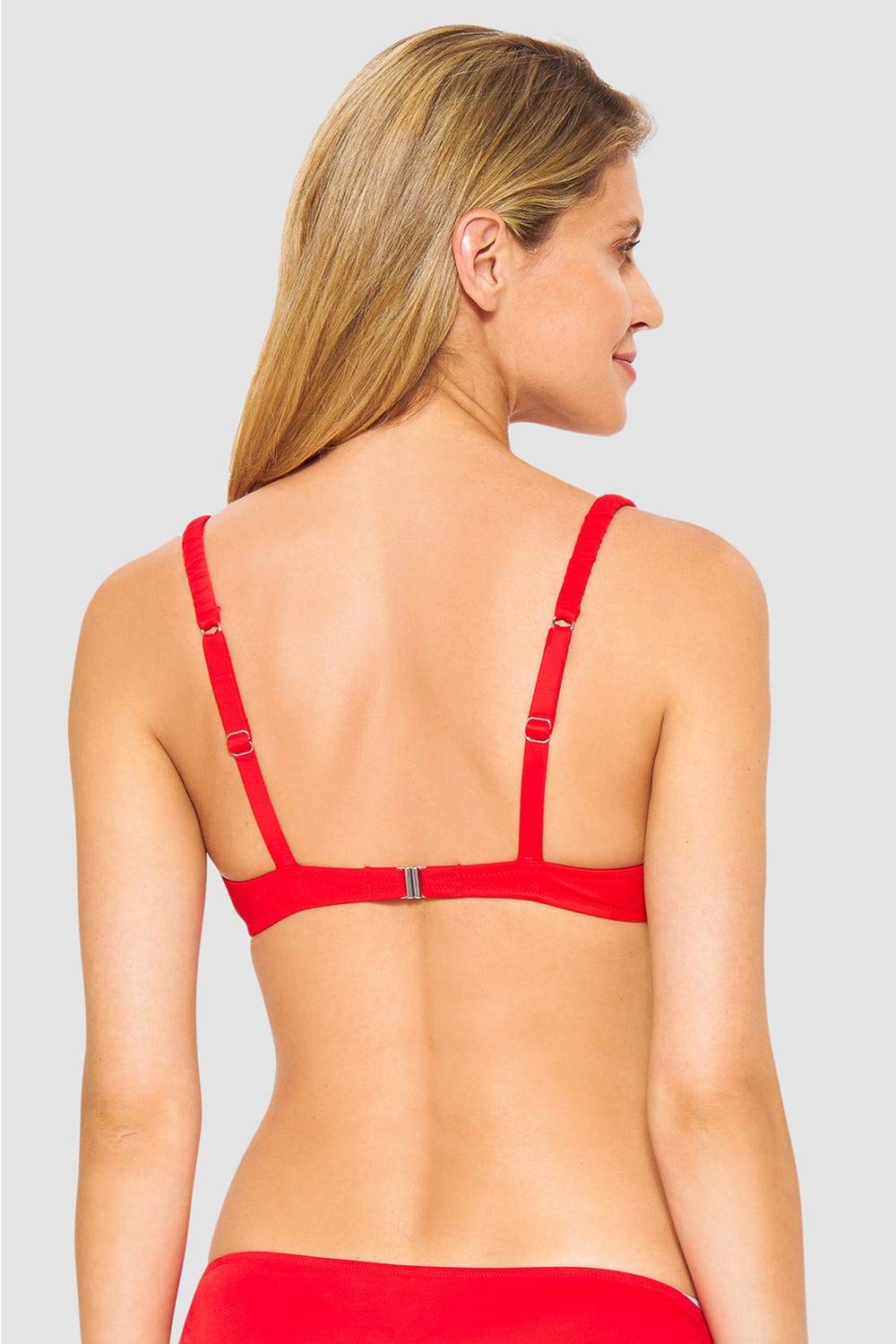 Rösch Bikini-Oberteil in Rot einfarbig Spacer-Cup Black Friday