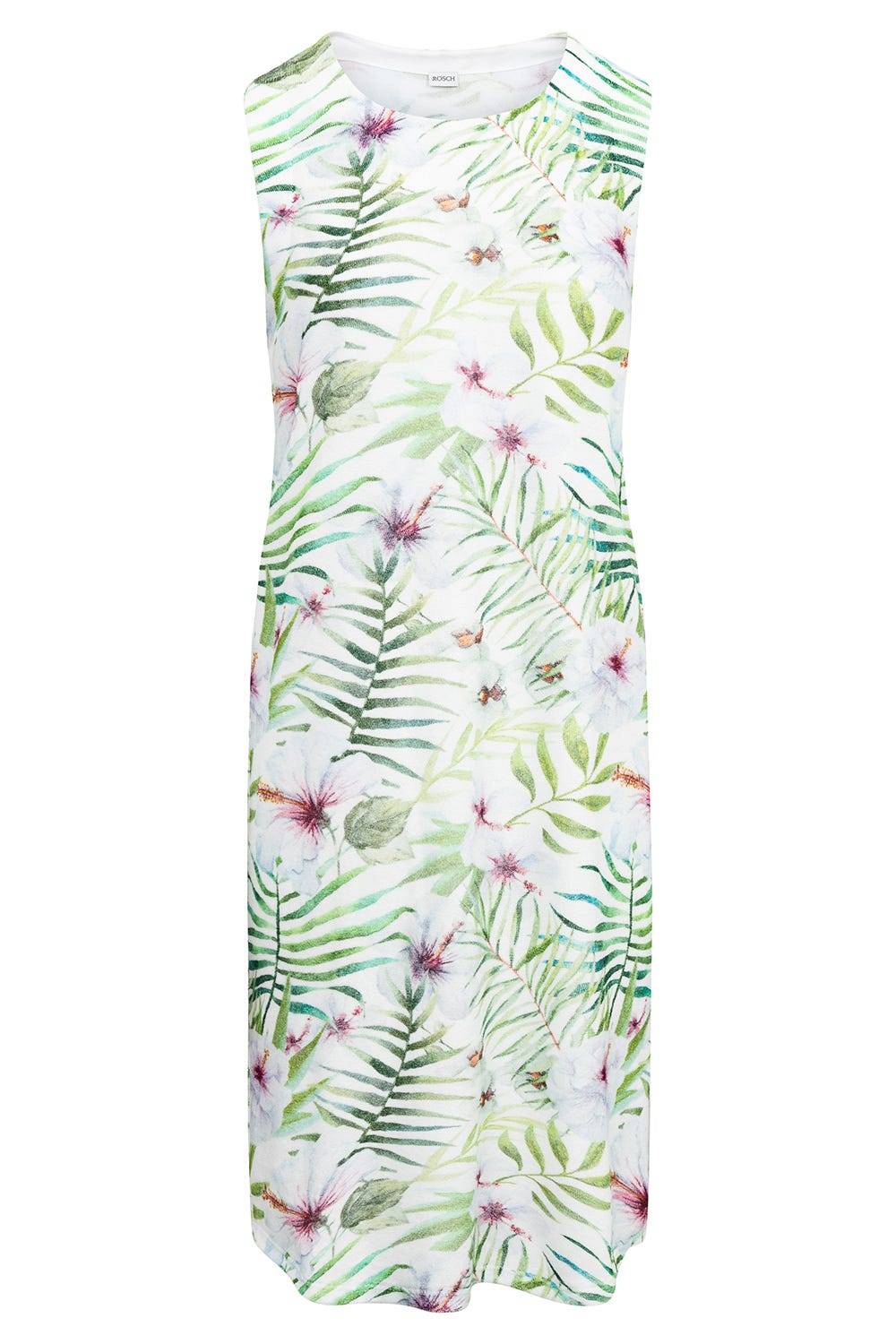Rösch Nachthemd im exotischem Blumendruck Frottee Baumwolle/Polyester Online Outlet