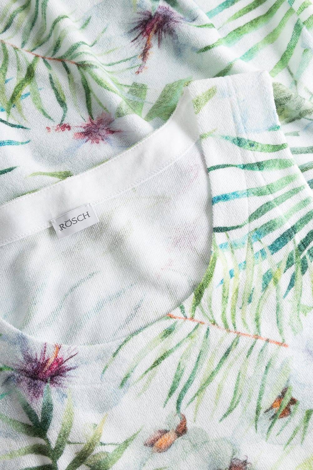 Rösch Nachthemd im exotischem Blumendruck Frottee Baumwolle/Polyester Online Outlet