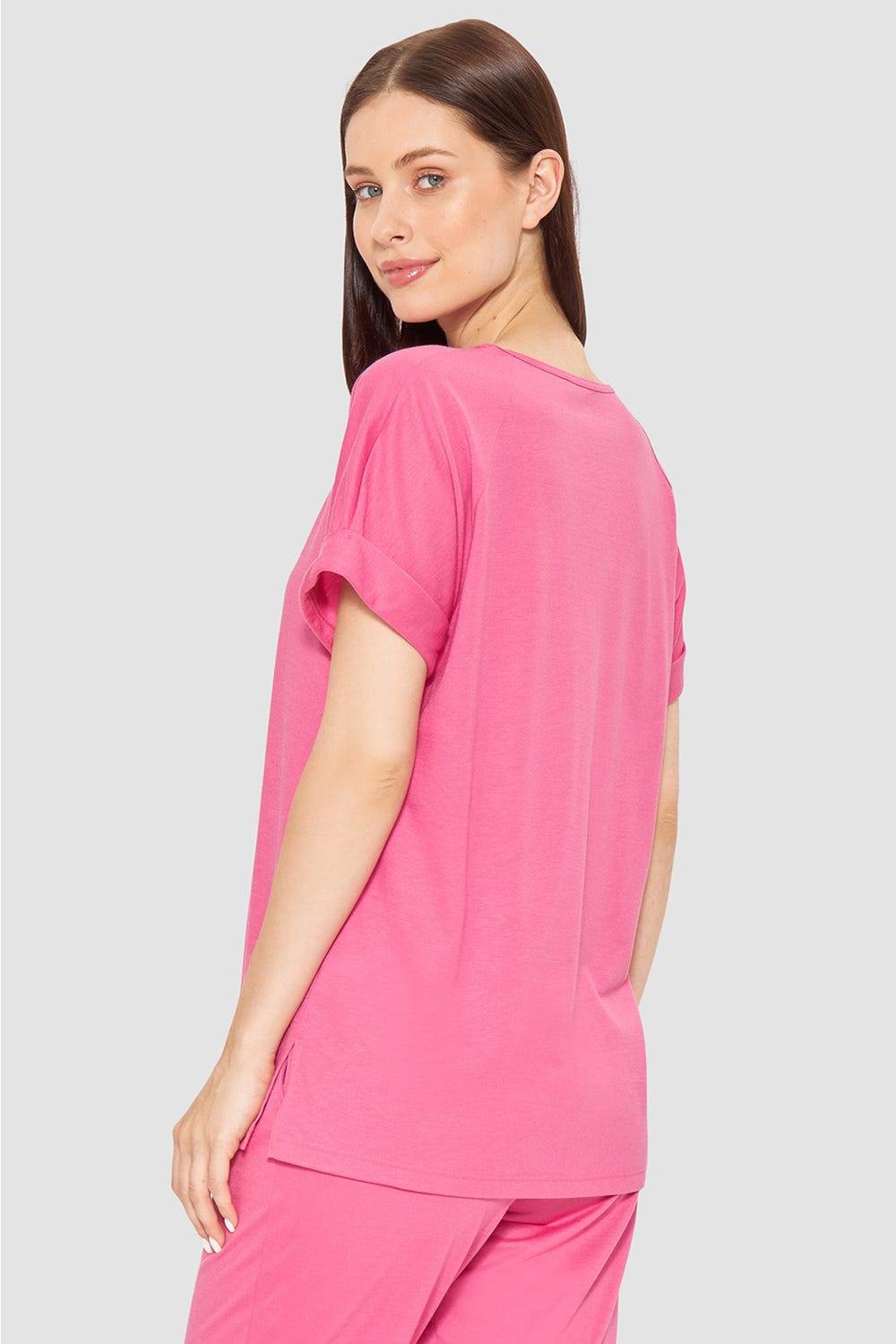 Rösch T-Shirt mit überschnittenen Ärmeln sportiv Baumwolle/Modal Exklusive Angebote