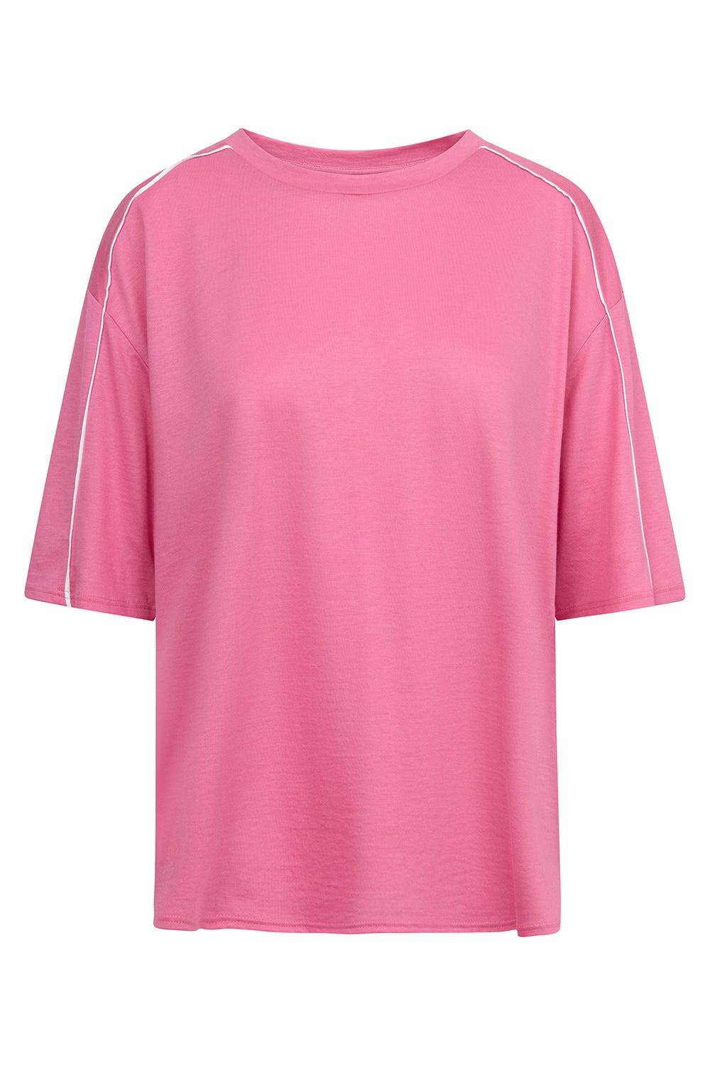 Rösch T-Shirt mit sportiven Paspeln Baumwolle/Modal Blitzangebot