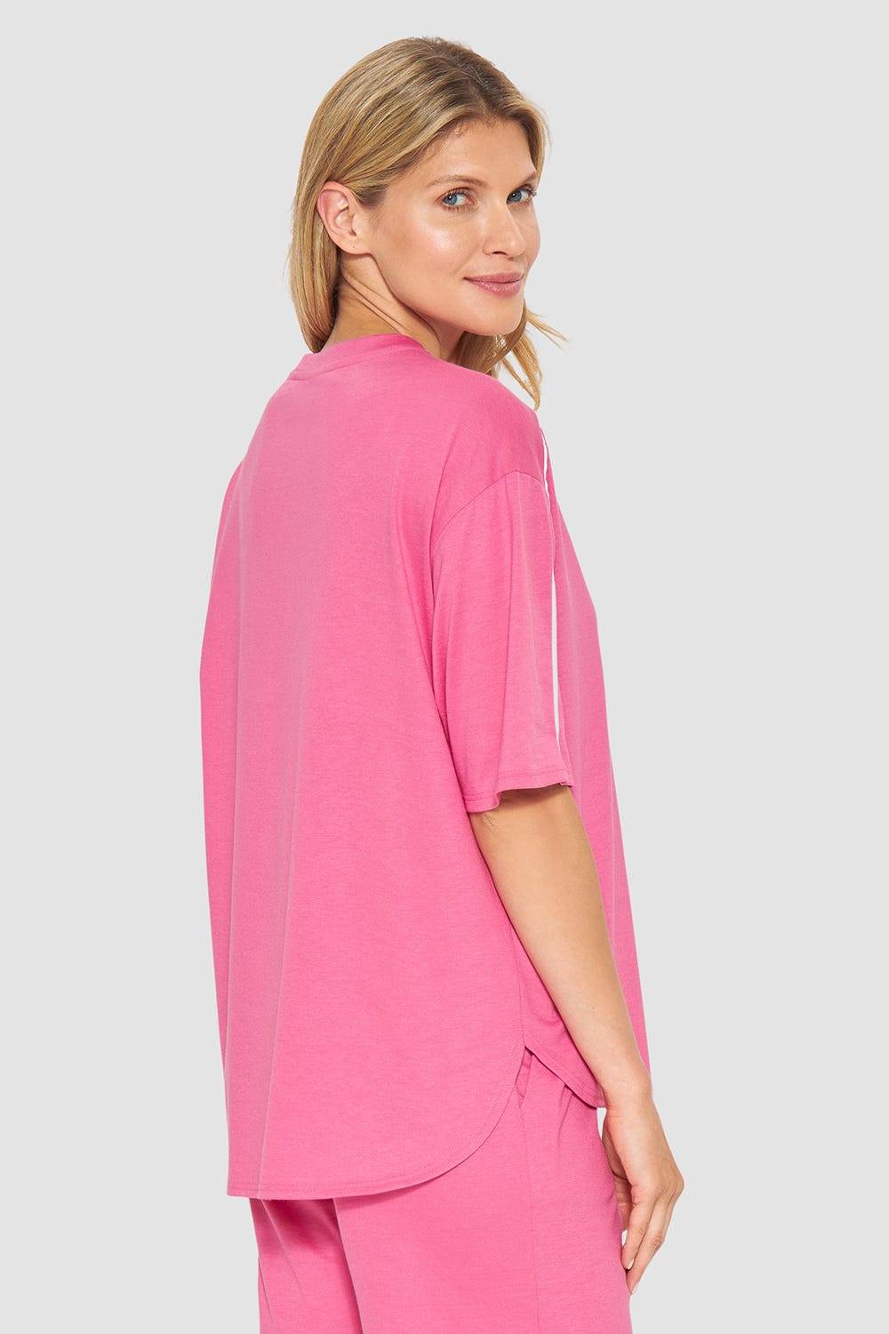 Rösch T-Shirt mit sportiven Paspeln Baumwolle/Modal Blitzangebot