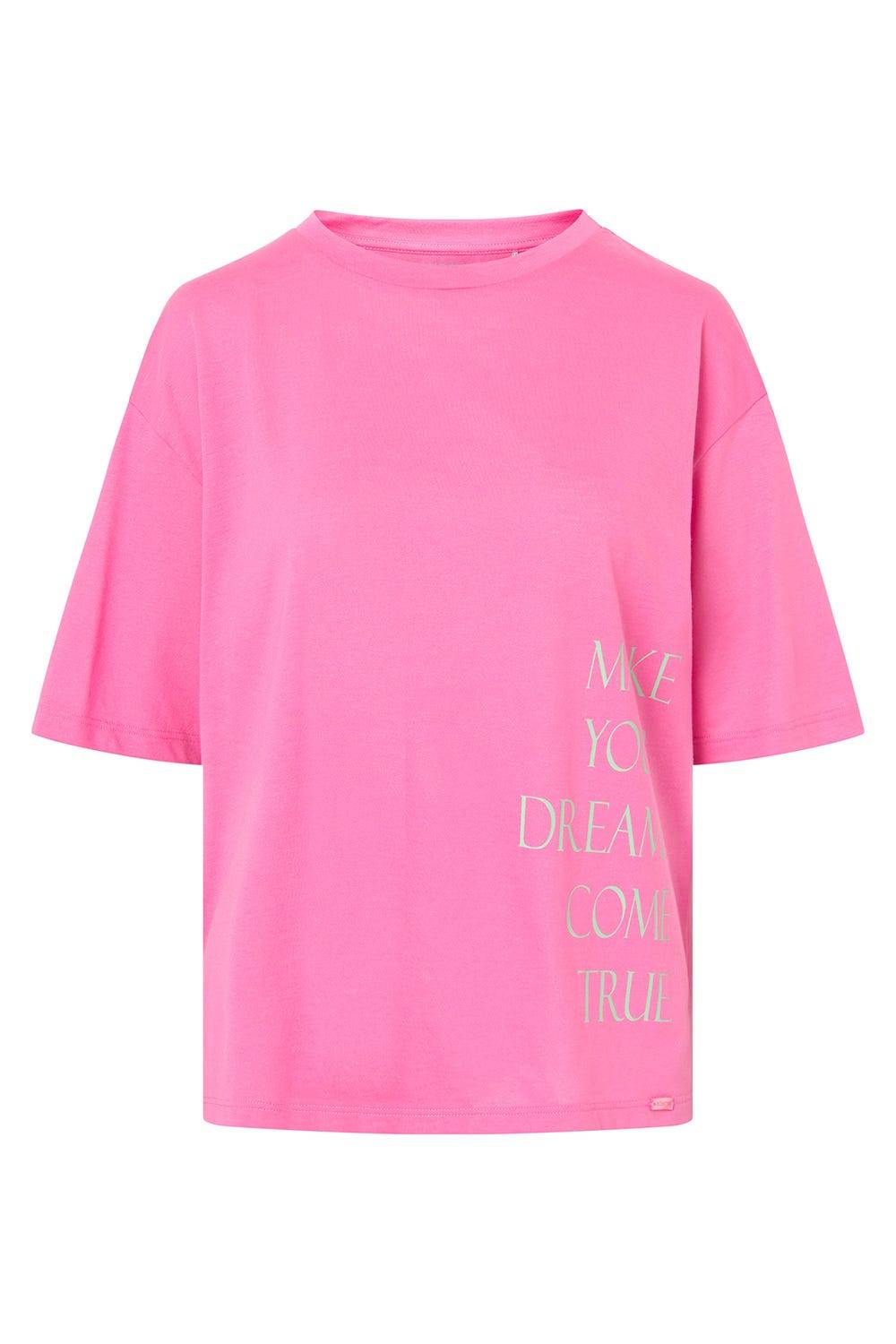 Rösch T-Shirt mit Schriftzug sportiv Baumwolle/Modal Große Rabatte