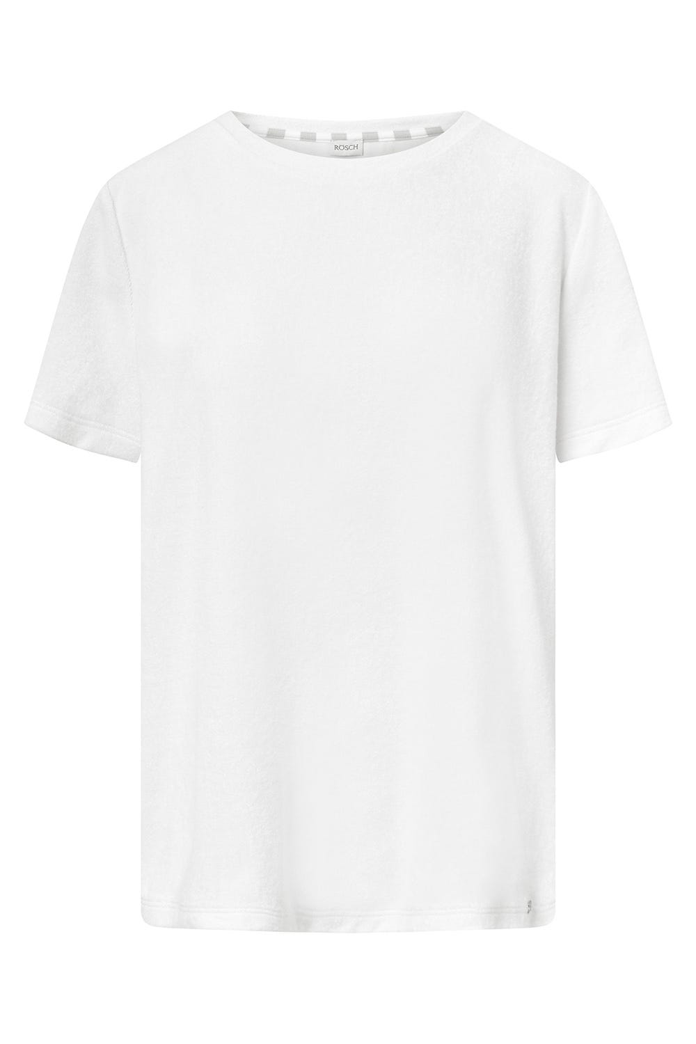 Rösch T-Shirt aus Frottee einfarbig Baumwolle/Polyester Neueste Stile