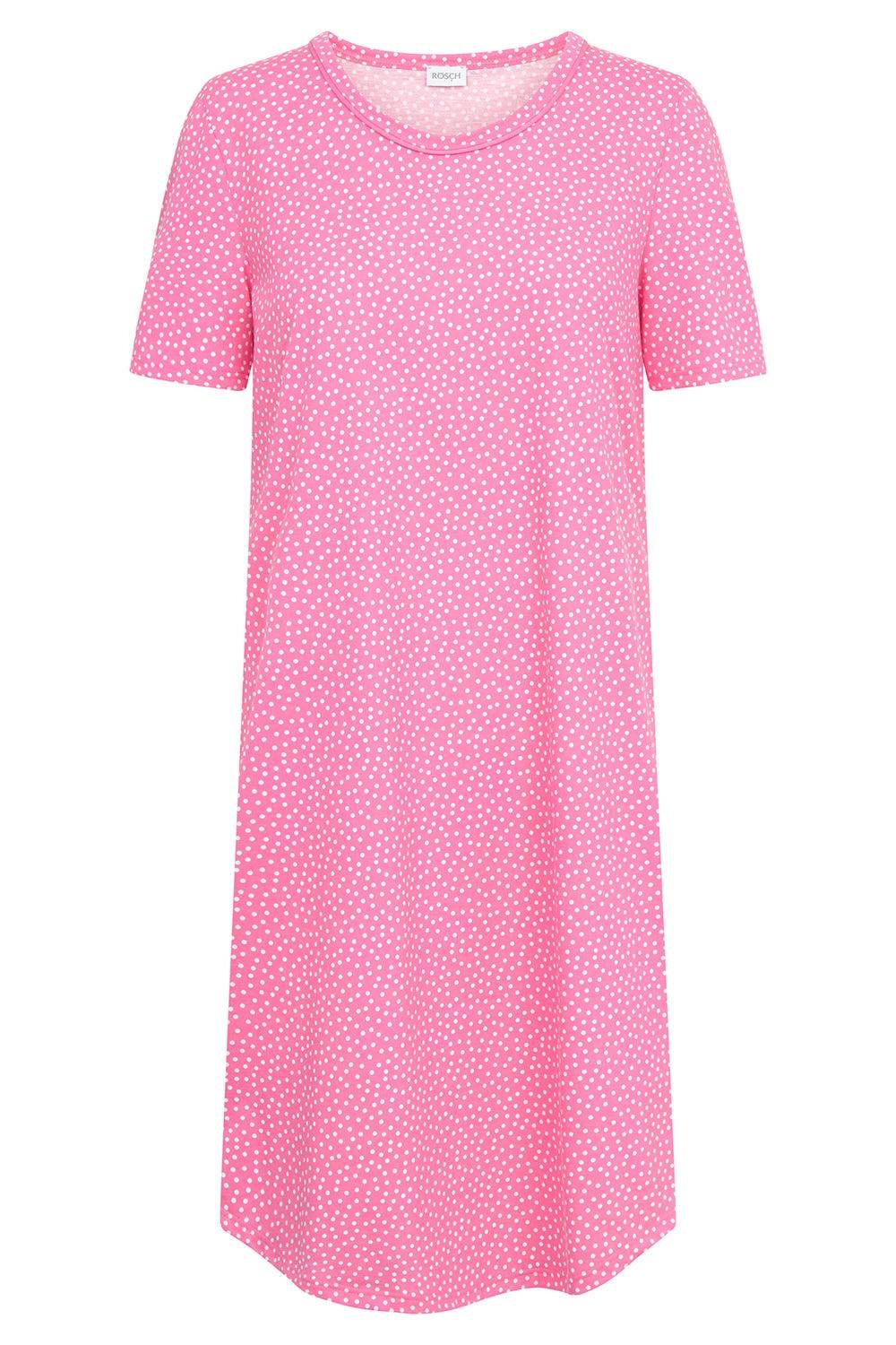 Rösch Nachthemd im Tupfendruck Pink 100% Baumwolle Rabatte dieses Monats